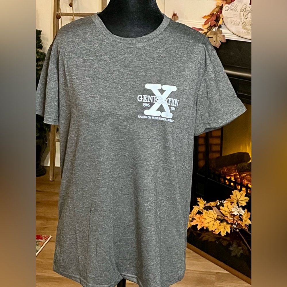 Generation X T-Shirt, Gray, Large* Unisex